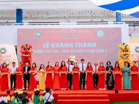 Khánh thành Trường Tiểu học và Trung học cơ sở Victoria Thăng Long 3