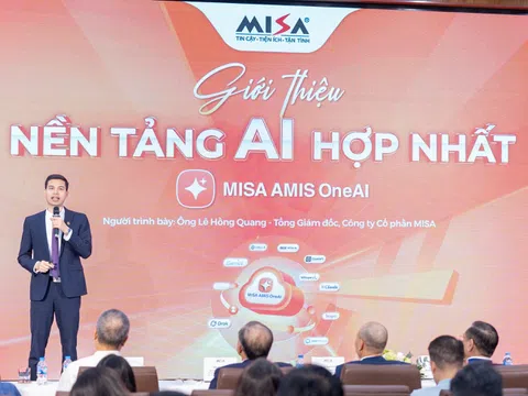 Ra mắt MISA AMIS OneAI – Nền tảng phổ cập AI cho mọi tổ chức, doanh nghiệp, gia đình