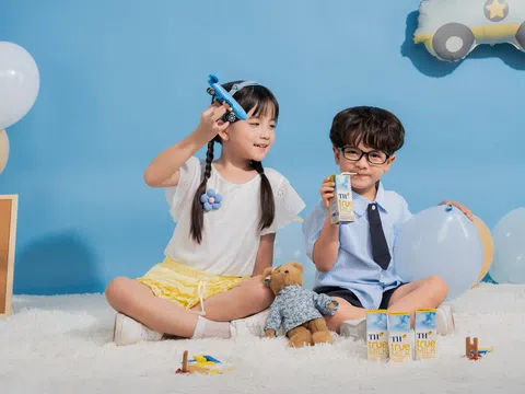 Đổi vị cho bé với sữa tươi tiệt trùng TH true MILK mới: Thơm ngậy hương chuối lại hoàn toàn từ thiên nhiên
