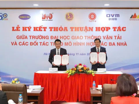 Minh Đức Group, OVM và Trường Đại học Giao thông Vận tải ký kết hợp tác phát triển nhân lực chất lượng cao ngành xây dựng – giao thông