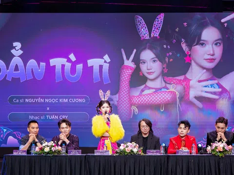 Giọng ca nhí Nguyễn Ngọc Kim Cương làm mới chất liệu dân gian trong MV “Oẳn Tù Tì”