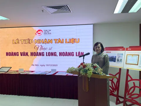 Bảo tồn di sản nhạc Việt: Trung tâm Lưu trữ quốc gia III nhận thêm tài liệu quý của 3 nhạc sĩ lớn