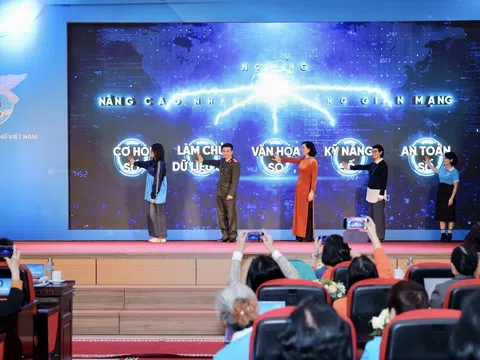 Phát động chiến dịch “Kết nối 3 an – Làm chủ không gian số” nâng cao an toàn cho phụ nữ trên môi trường mạng