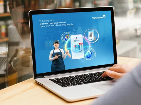 Một chạm trên VietinBank iPay, loa báo tiền về giao tận nơi