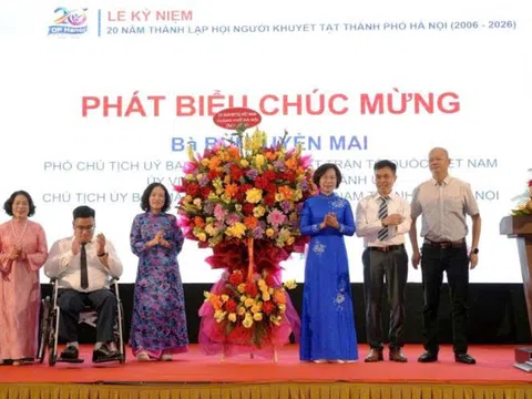 20 năm Hội người khuyết tật thành phố Hà Nội: Hành trình mới của hy vọng, hòa nhập và khát vọng vươn lên