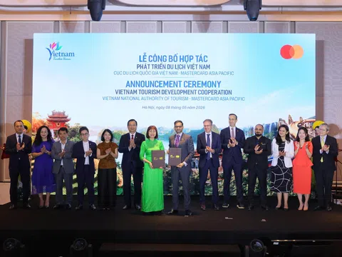 Cục Du lịch Quốc gia Việt Nam và Mastercard công bố Bản ghi nhớ hợp tác nhằm thúc đẩy phát triển du lịch Việt Nam