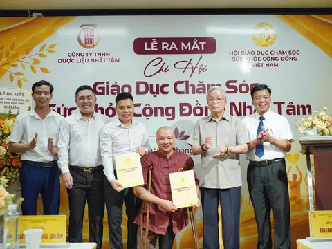 Ra mắt Chi hội Giáo dục Chăm sóc sức khỏe cộng đồng Nhất Tâm: Hành trình mới vì sức khỏe người Việt 