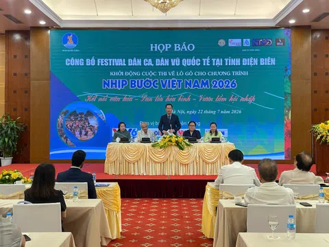 Festival Dân ca Dân vũ Quốc tế 2026 khởi động, đưa Điện Biên trở thành điểm hẹn văn hóa