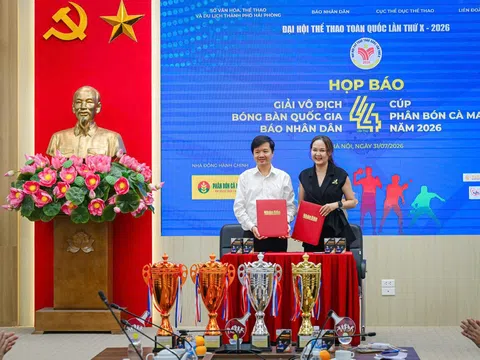 Giải vô địch bóng bàn quốc gia Báo Nhân Dân năm 2026: Dấu ấn 44 năm nâng tầm thể thao Việt Nam