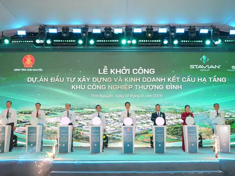 Tập đoàn Stavian khởi công Dự án đầu tư xây dựng và kinh doanh kết cấu hạ tầng Khu công nghiệp Thượng Đình