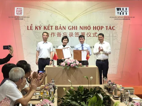 Hà Nội - Bắc Kinh ký kết hợp tác bảo tồn và phát huy giá trị Văn Miếu - Quốc Tử Giám