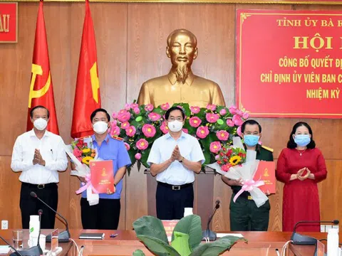 Ban Bí thư Trung ương Đảng chỉ định nhân sự mới tỉnh Bà Rịa Vũng Tàu