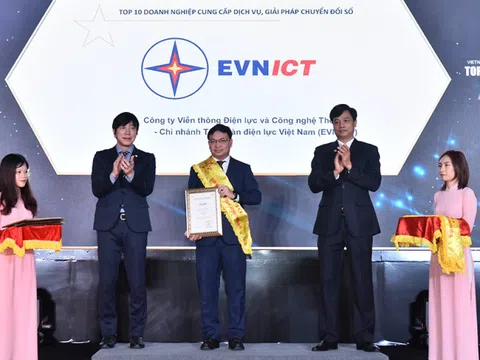 EVNICT lọt Top 10 doanh nghiệp Công nghệ thông tin Việt Nam năm 2021