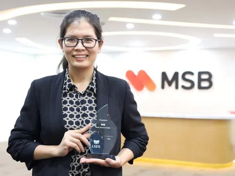 MSB được vinh danh là Ngân hàng có khối lượng giao dịch ngoại tệ lớn nhất Việt Nam
