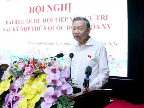 Tổng Bí thư Tô Lâm tiếp xúc cử tri Hưng Yên sau Kỳ họp thứ 8, Quốc hội khóa XV