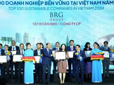 Tập đoàn BRG lần thứ tư liên tiếp được vinh danh Doanh nghiệp Bền vững Việt Nam