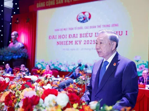 Bài phát biểu của Tổng Bí thư Tô Lâm tại Đại hội đại biểu Mặt trận Tổ quốc Việt Nam lần thứ nhất, nhiệm kỳ 2025–2030