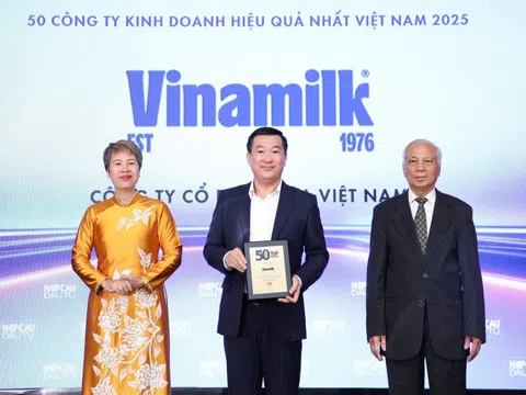 Vinamilk khẳng định bản lĩnh tiên phong qua BXH Top50 năm 2025