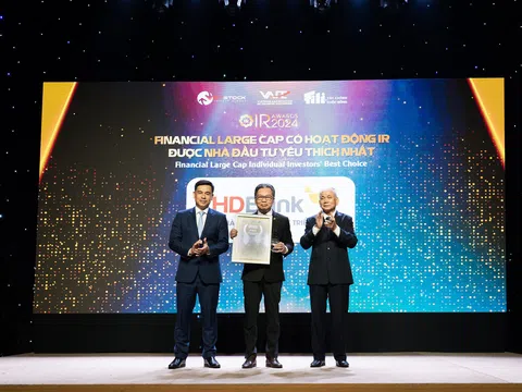 IR Awards 2024: HDBank khẳng định vị thế trong quan hệ nhà đầu tư quốc tế