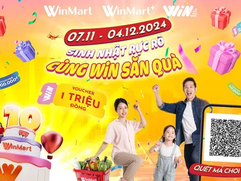 WinMart tung ưu đãi “khủng” mừng sinh nhật 10 tuổi