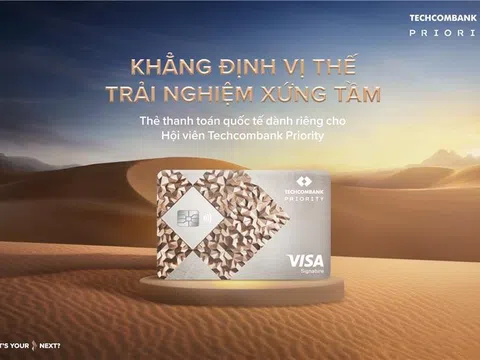 Tận hưởng phong cách sống ý vị với thẻ thanh toán Techcombank Priority