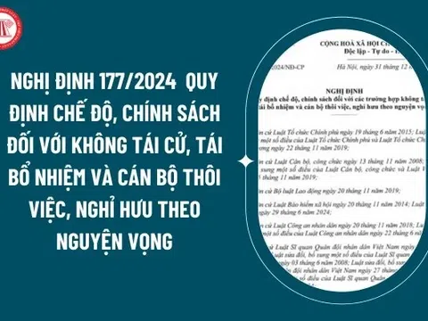 Các trường hợp không tái cử, tái bổ nhiệm và cán bộ thôi việc, nghỉ hưu theo nguyện vọng sẽ được hưởng chế độ, chính sách gì?