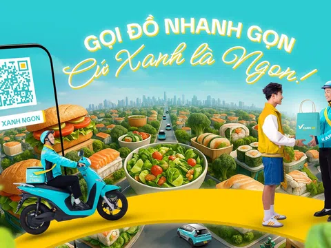 Ra mắt dịch vụ giao đồ ăn - Xanh SM ngon