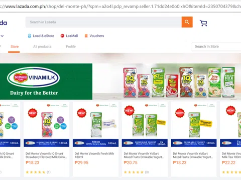Liên doanh Del Monte – Vinamilk bắt đầu phủ sản phẩm tại siêu thị lớn Philippines