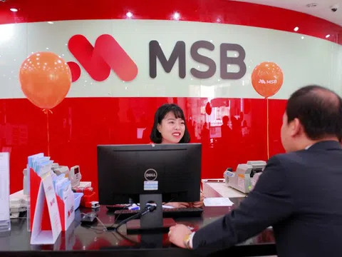 MSB vào Top 10 Ngân hàng TMCP tư nhân uy tín nhất Việt Nam