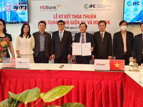 HDBank, ký kết hợp đồng tín dụng với IFC trị giá 70 triệu USD, thúc đẩy chống biến đổi khí hậu tại Việt Nam