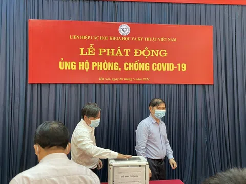 Liên hiệp các Hội KHKT Việt Nam phát động ủng hộ Quỹ phòng, chống dịch Covid-19