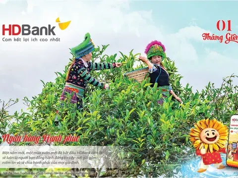 HDBank giới thiệu bộ lịch 2024 với chủ đề “Khai xuân đón lộc, đất nước nở hoa”