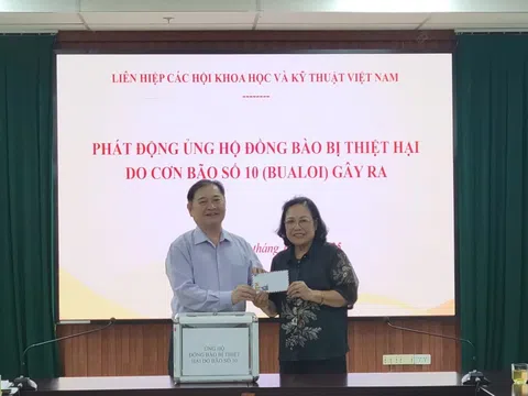 Đoàn Chủ tịch Liên hiệp Hội Việt Nam phát động ủng hộ đồng bào bị thiệt hại do bão số 10