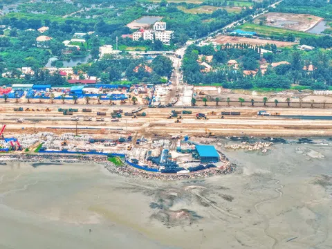 Vinhomes Cần Giờ sử dụng công nghệ san lấp lấn biển bền vững hàng đầu thế giới