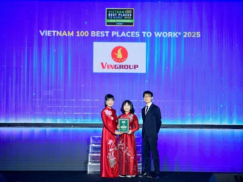 VINGROUP thăng hạng trong Top 10 nơi làm việc tốt nhất Việt Nam năm 2025