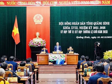 Quảng Bình: Công bố kết quả lấy phiếu tín nhiệm đối với 30 chức danh chủ chốt do Hội đồng nhân dân tỉnh bầu