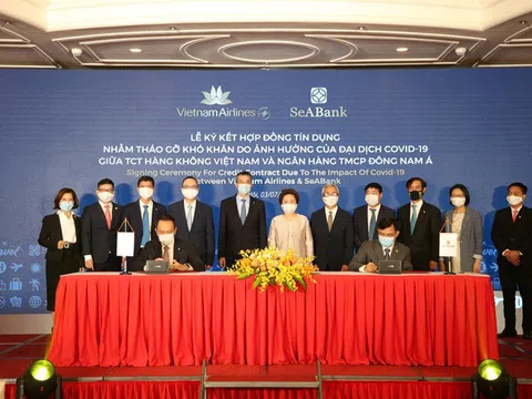 Vietnam Airlines nhận được khoản vay 2.000 tỷ đồng từ SeABank