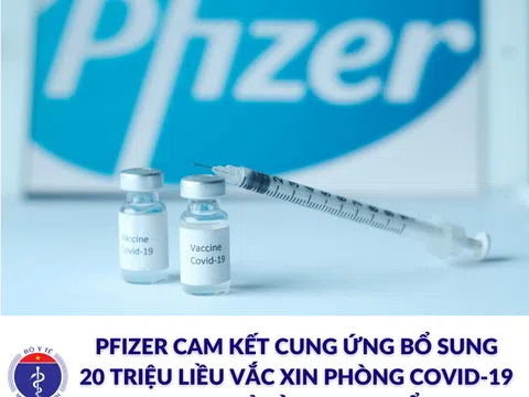 Việt Nam được đảm bảo có đủ 20 triệu liều vaccine cho trẻ em 12-18 tuổi