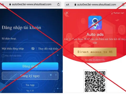 Ứng dụng Auto Ads bị cảnh báo lừa đảo huy động vốn đa cấp