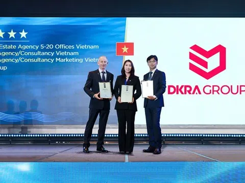 DKRA Group liên tiếp được vinh danh tại các giải thưởng uy tín trong nước và quốc tế