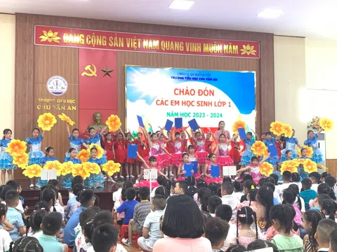 Trường tiểu học Chu Văn An – Hải Phòng: Hân hoan chào đón các em học sinh lớp 1 năm học 2023 - 2024