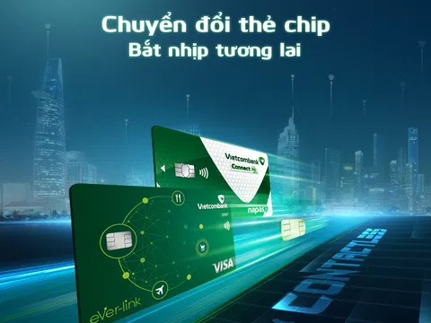 Vietcombank Chip contactless – chìa khoá mở ra sự tiện lợi trong xu hướng sống số