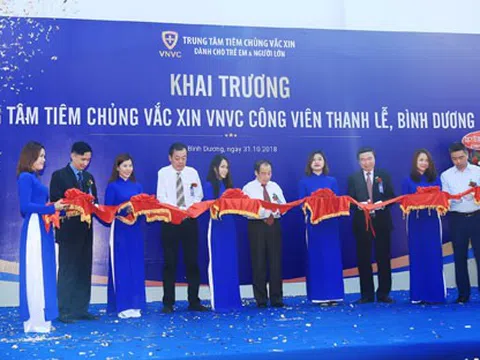 Khai trương trung tâm tiêm chủng vắcxin VNVC công viên Thanh Lễ - Bình Dương