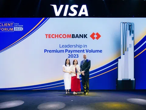 Techcombank giữ ngôi vương 4 năm liên tiếp với 8 giải thưởng danh giá của Visa và Master Card