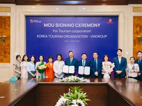 Tổng cục Du lịch Hàn Quốc và Tập đoàn Vingroup hợp tác thúc đẩu giao lưu văn hoá – du lịch