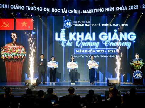 Sinh viên yên tâm học tập tại Trường Đại học Tài chính – Marketing