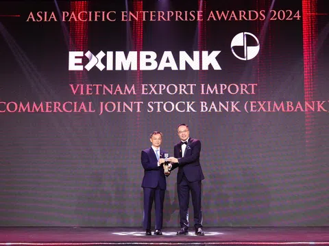 Eximbank nhận giải thưởng doanh nghiệp xuất sắc Châu Á 2024