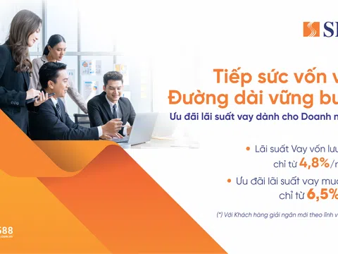 SHB mở rộng gói tín dụng “Tiếp sức vốn vay – Đường dài vững bước” lên 16.000 tỷ đồng, lãi suất từ 4,8%