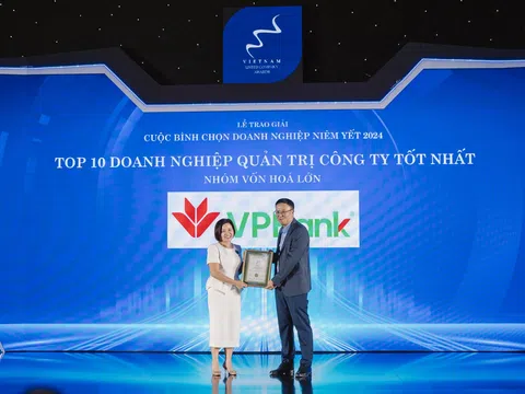 Top 10 Doanh nghiệp Quản trị công ty tốt nhất – Nhóm vốn hóa lớn năm 2024 gọi tên VPBank