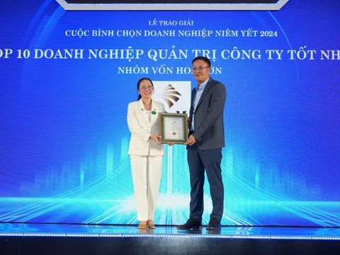 PNJ vào top 10 doanh nghiệp niêm yết quản trị công ty tốt nhất